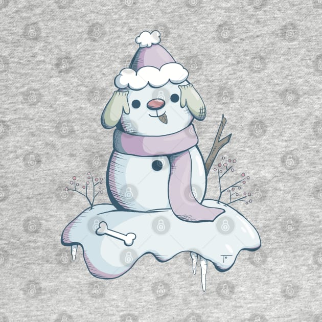 Winter Snow Pup by Bee and Clover Designs